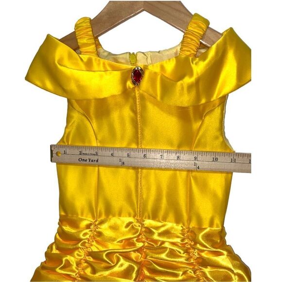 New Yellow Princess Halloween Dress Up Costume With Accessories Size 4/5 - Picture 7 of 8